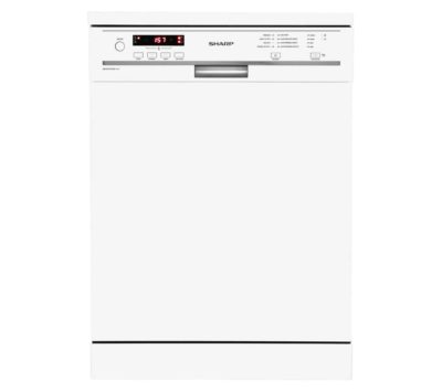 SHARP QW-GT21F472W Full-size Dishwasher - White SHARP QW-GT21F472W Full-size Dishwasher - White